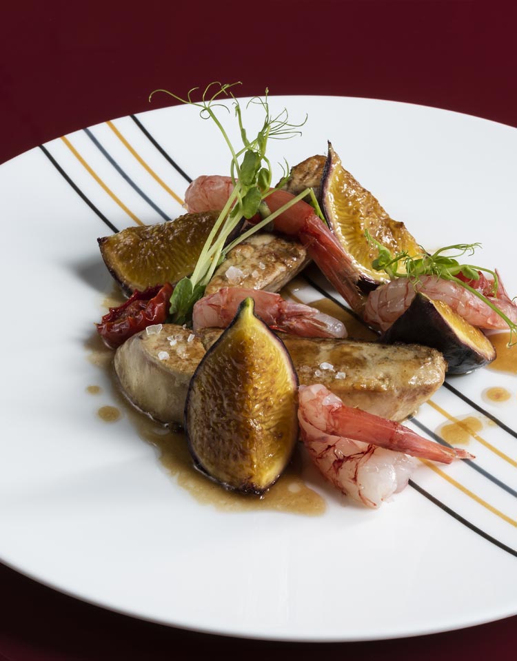 Gambero Rosso, foie gras e fichi